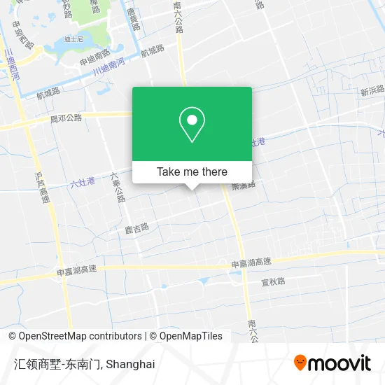 汇领商墅-东南门 map