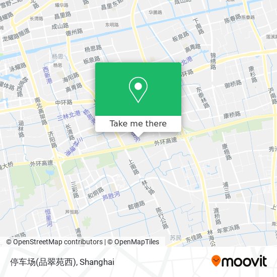 停车场(品翠苑西) map