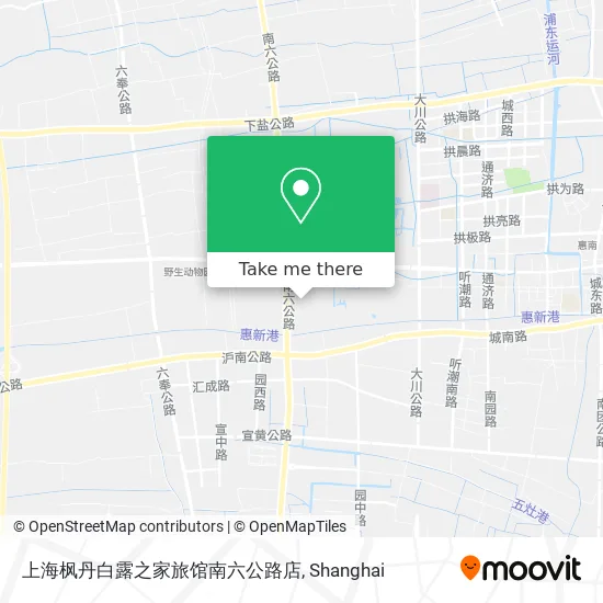上海枫丹白露之家旅馆南六公路店 map