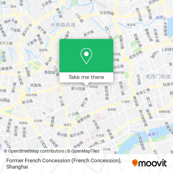 Former French Concession map