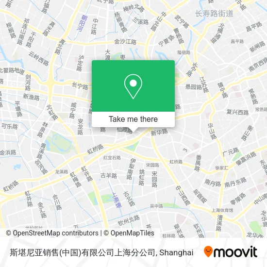 斯堪尼亚销售(中国)有限公司上海分公司 map