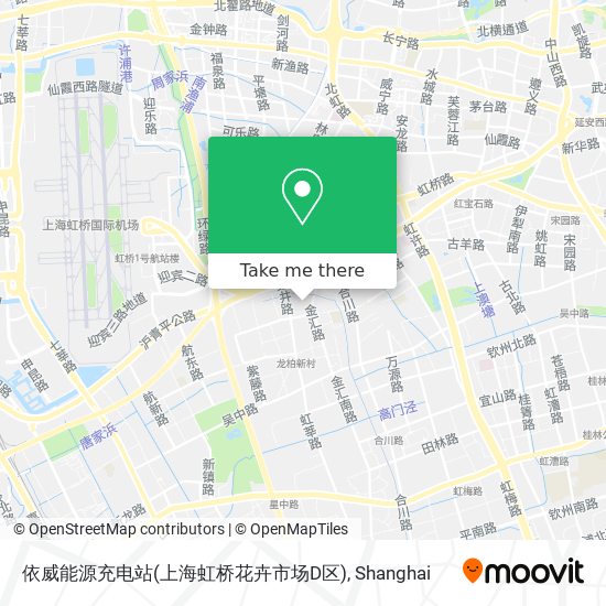 依威能源充电站(上海虹桥花卉市场D区) map