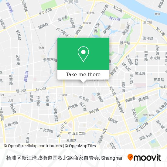 杨浦区新江湾城街道国权北路商家自管会 map