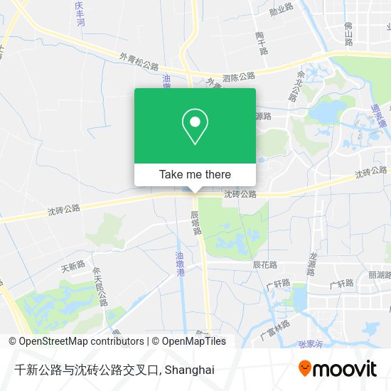 千新公路与沈砖公路交叉口 map