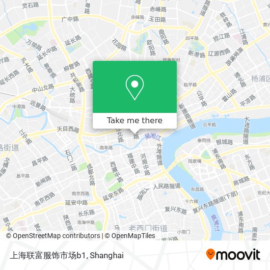 上海联富服饰市场b1 map