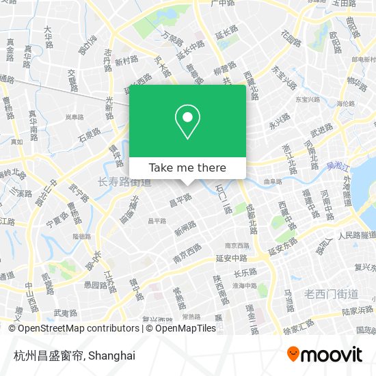 杭州昌盛窗帘 map