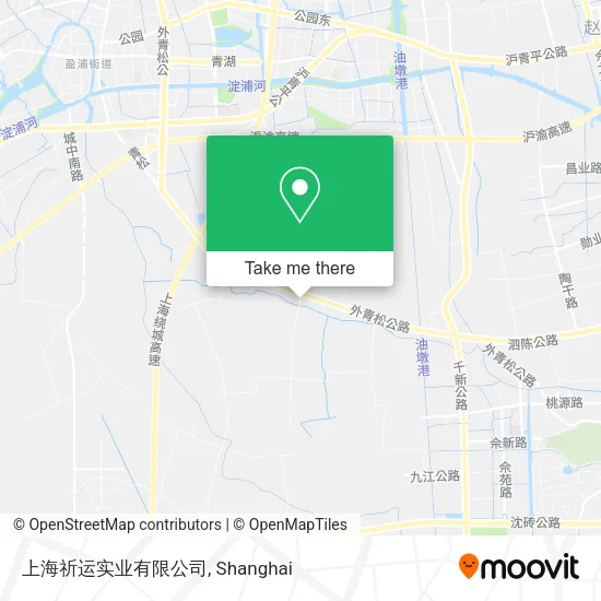 上海祈运实业有限公司 map
