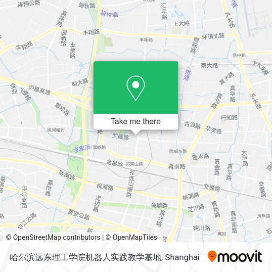 哈尔滨远东理工学院机器人实践教学基地 map