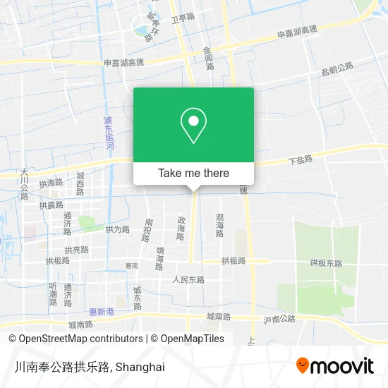 川南奉公路拱乐路 map