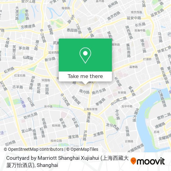 Courtyard by Marriott Shanghai Xujiahui (上海西藏大厦万怡酒店) map