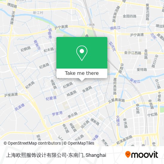 上海欧熙服饰设计有限公司-东南门 map