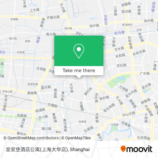 皇室堡酒店公寓(上海大华店) map