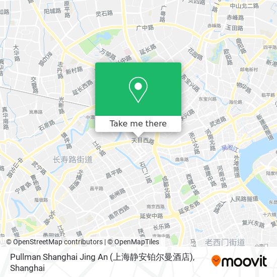 Pullman Shanghai Jing An (上海静安铂尔曼酒店) map