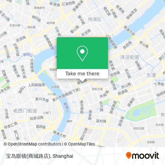 宝岛眼镜(商城路店) map