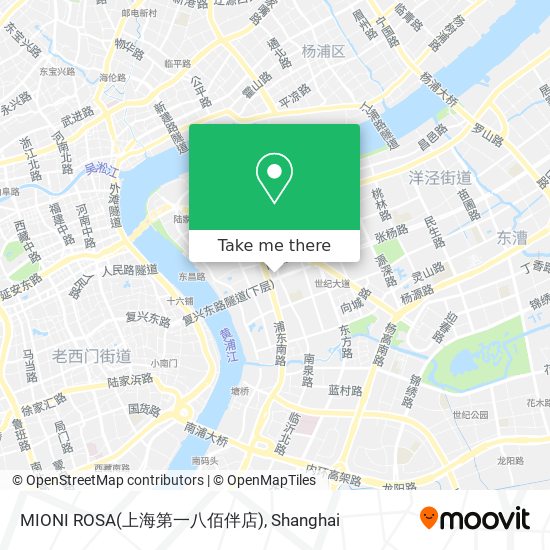 MIONI ROSA(上海第一八佰伴店) map