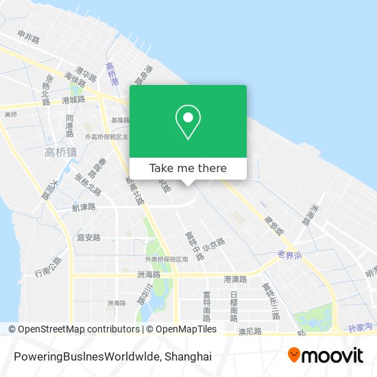 PoweringBuslnesWorldwlde map