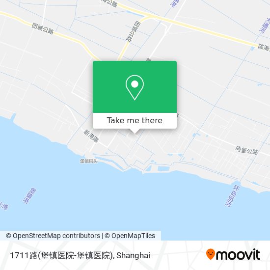 1711路(堡镇医院-堡镇医院) map