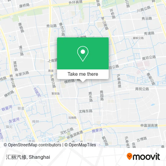 汇丽汽修 map