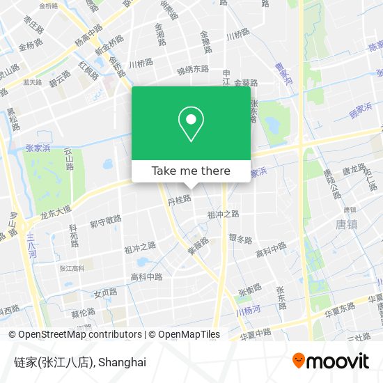 链家(张江八店) map