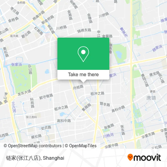 链家(张江八店) map