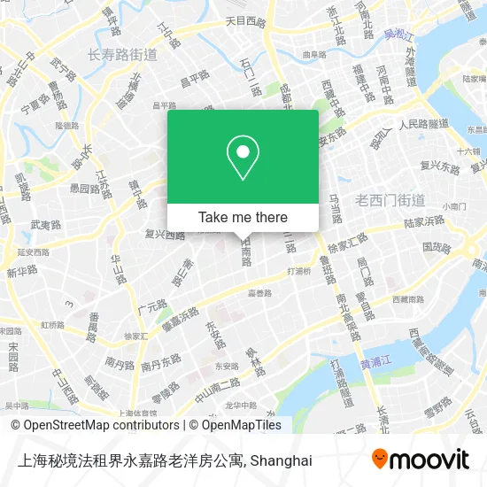 上海秘境法租界永嘉路老洋房公寓 map