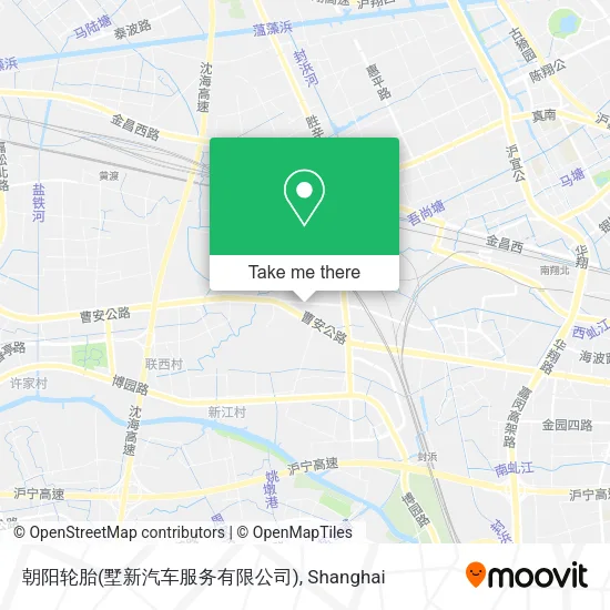 朝阳轮胎(墅新汽车服务有限公司) map