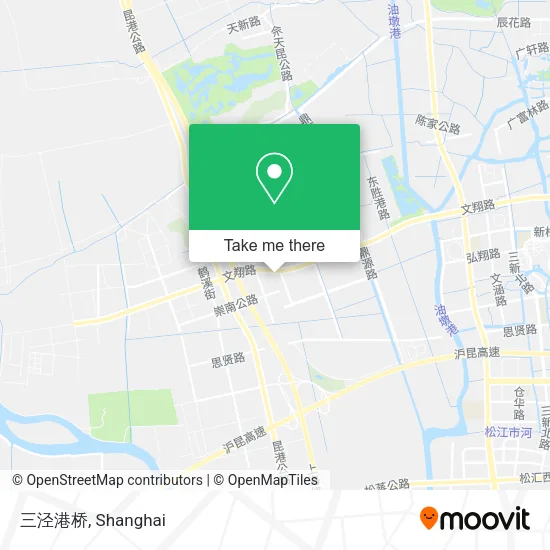 三泾港桥 map