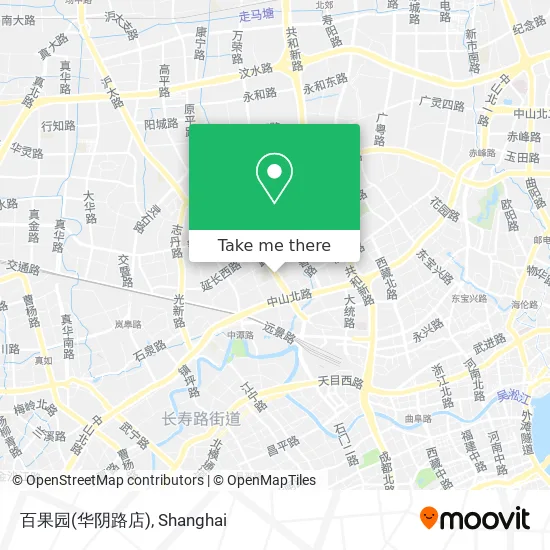 百果园(华阴路店) map