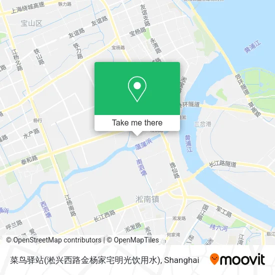 菜鸟驿站(淞兴西路金杨家宅明光饮用水) map