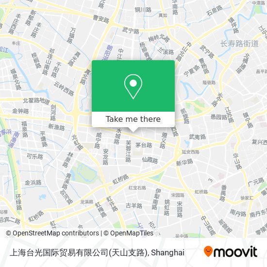 上海台光国际贸易有限公司(天山支路) map