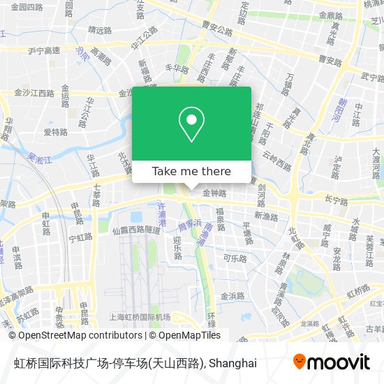 虹桥国际科技广场-停车场(天山西路) map