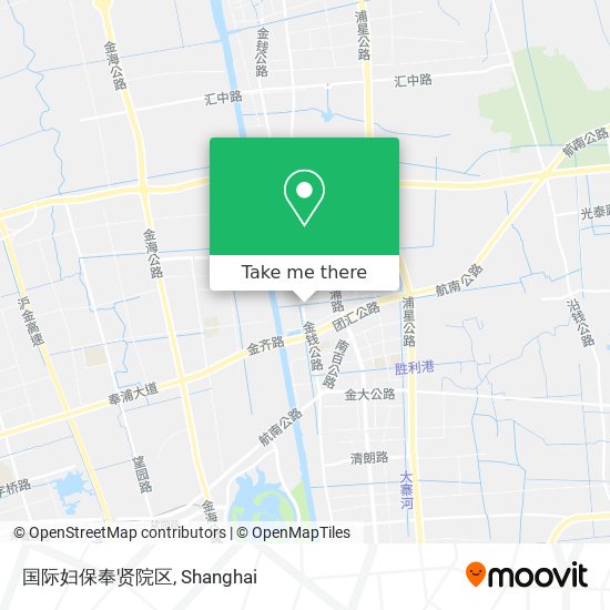 国际妇保奉贤院区 map