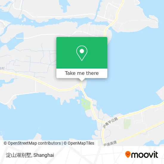 淀山湖别墅 map