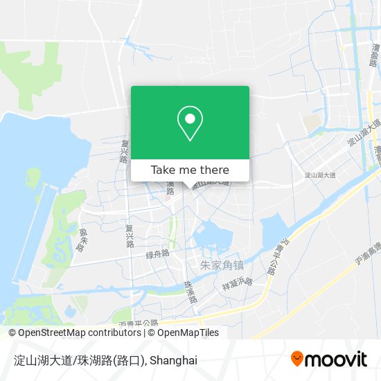 淀山湖大道/珠湖路(路口) map