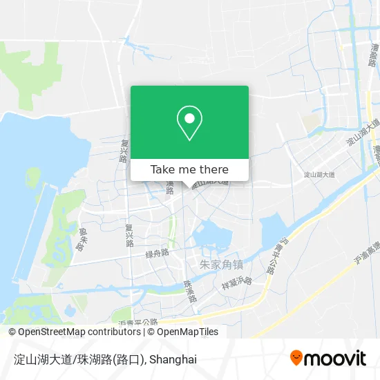 淀山湖大道/珠湖路(路口) map