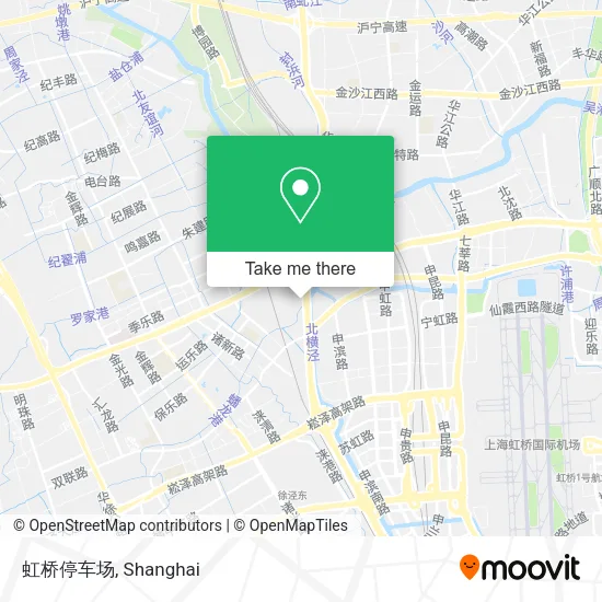 虹桥停车场 map