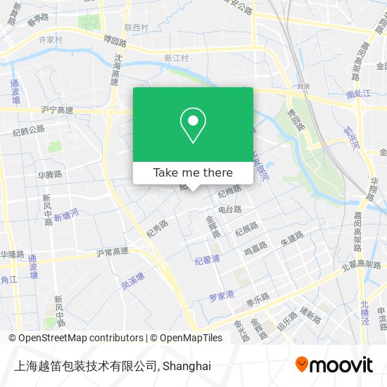 上海越笛包装技术有限公司 map