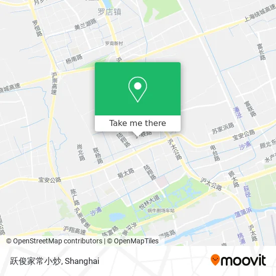 跃俊家常小炒 map
