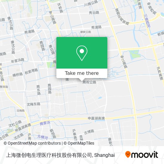 上海微创电生理医疗科技股份有限公司 map