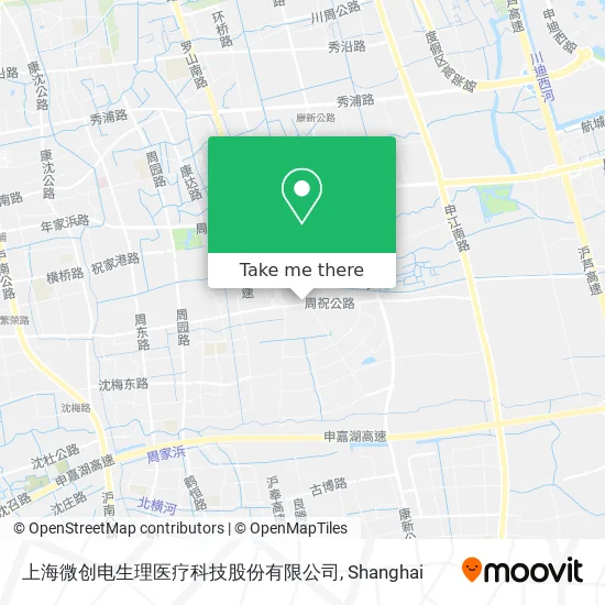 上海微创电生理医疗科技股份有限公司 map