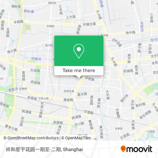 祥和星宇花园一期至-二期 map
