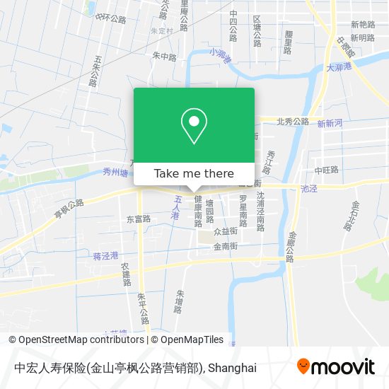 中宏人寿保险(金山亭枫公路营销部) map