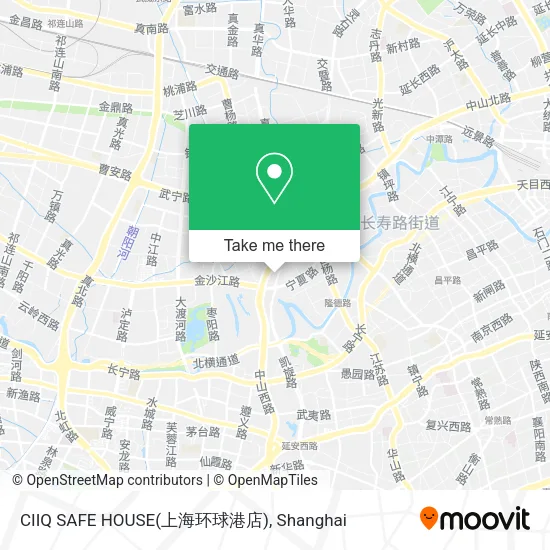 CIIQ SAFE HOUSE(上海环球港店) map