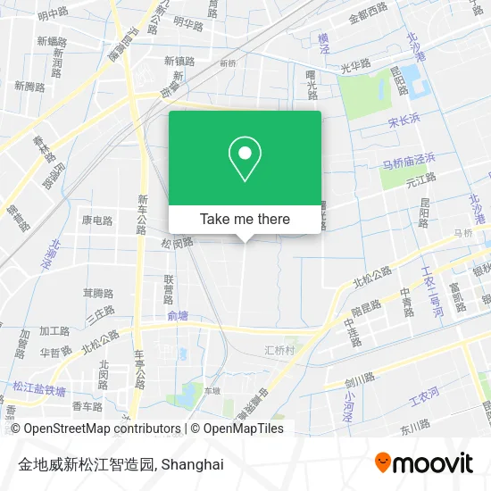 金地威新松江智造园 map