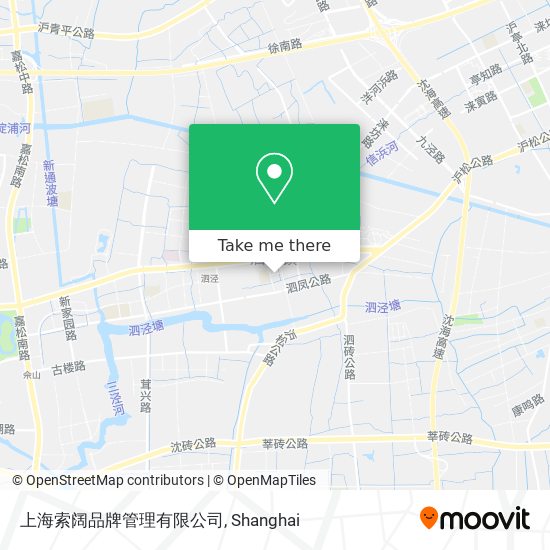 上海索阔品牌管理有限公司 map