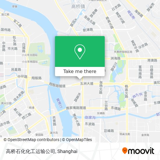 高桥石化化工运输公司 map