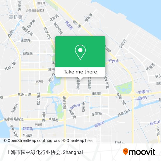 上海市园林绿化行业协会 map