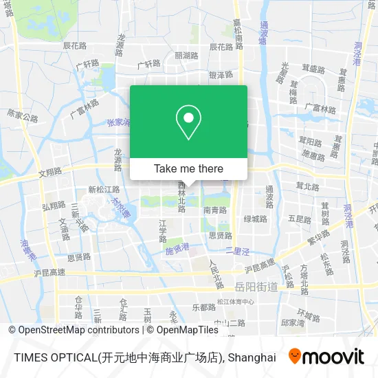 TIMES OPTICAL(开元地中海商业广场店) map