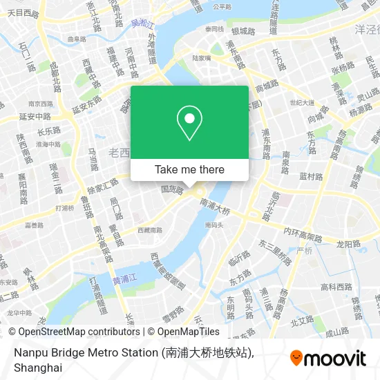 Nanpu Bridge Metro Station (南浦大桥地铁站) map