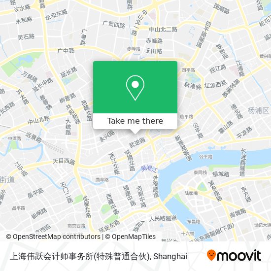 上海伟跃会计师事务所(特殊普通合伙) map